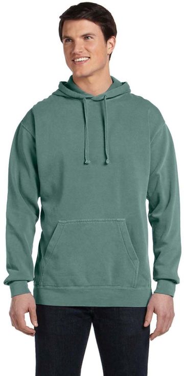 Comfort Colors Adult Unisex 9.5 oz 80/20 ring-spun cotton/polyester Garment Dyed Hooded Sweatshirt